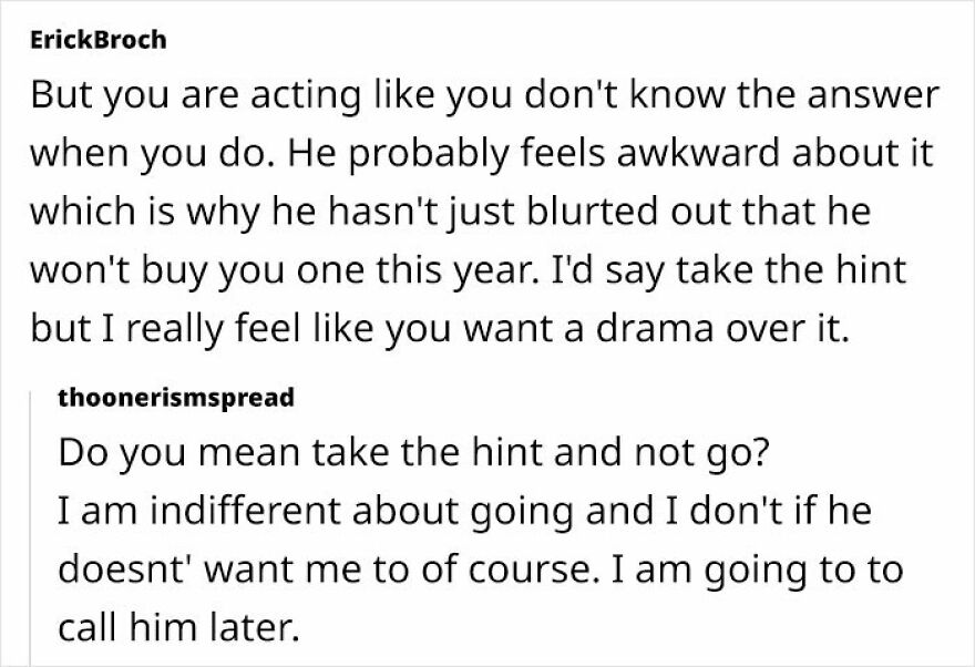 Woman Is Puzzled After Friend Doesn&rsquo;t Buy Her A Ticket With No Warning After Doing It For 17 Years