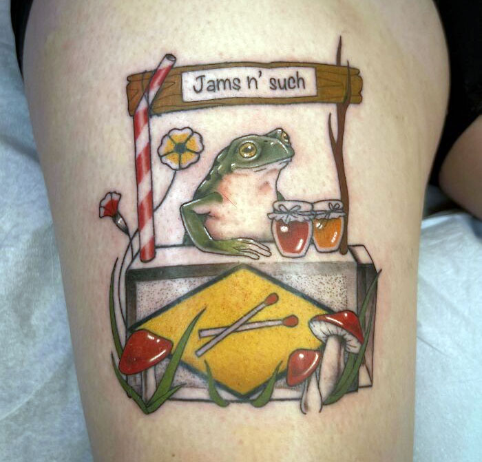 I Made This Little Frog Tattoo