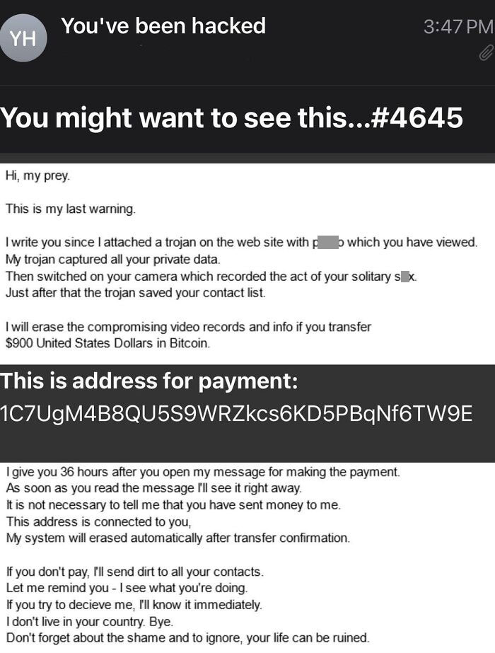 This Scam Attempt That Somehow Evaded Emails Filters. The "Hi, My Prey" Part Sent Me