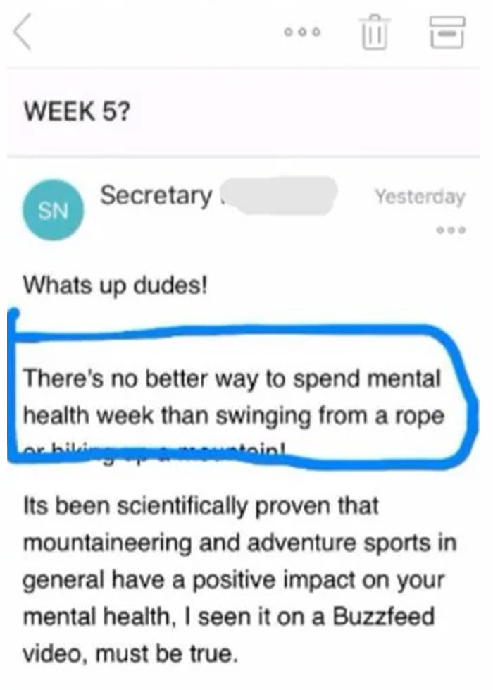A Dude I Know Goes To University Got This Email From The Official School Mountaineering Club