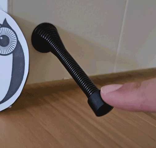 "I had my small dog in the upside-down lid and was pushing her down the carpeted hallway on my knees. My foot connected with one of those old, metal springy door stoppers..." - Plainas_tay