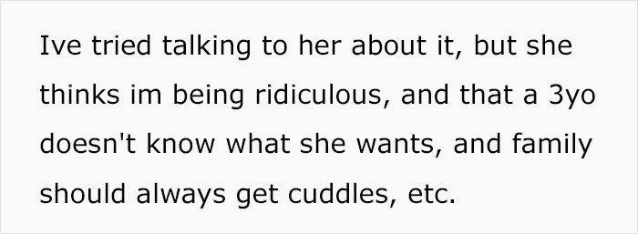 Granny Says 3YO Granddaughter Doesn&rsquo;t Know What She Wants, Insists On Kissing Her As She Says No 