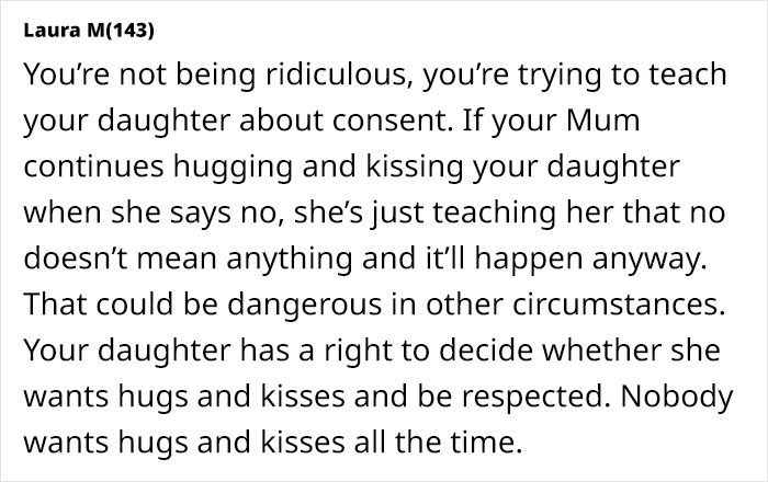 Granny Says 3YO Granddaughter Doesn&rsquo;t Know What She Wants, Insists On Kissing Her As She Says No 