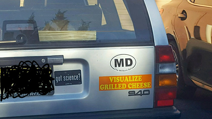 This Motivational Bumper Sticker About Grilled Cheese