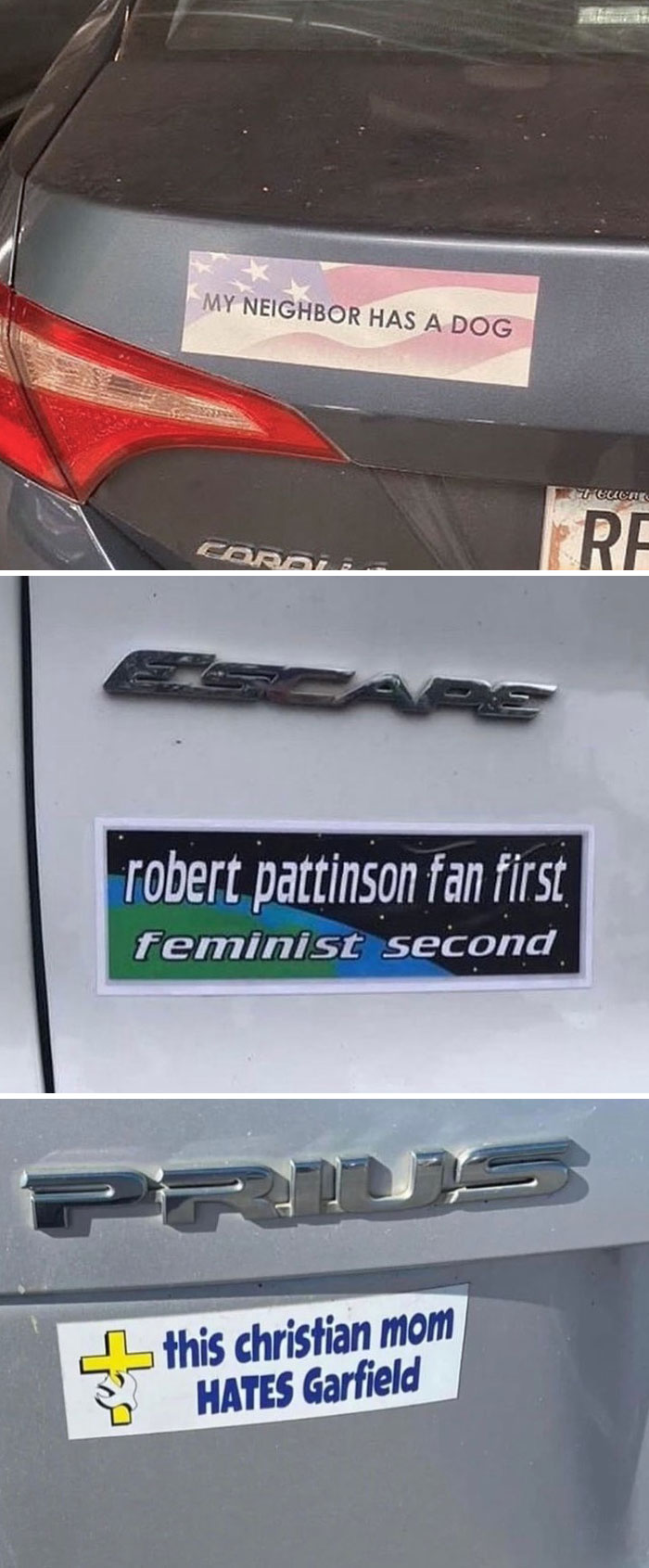 These Bumper Stickers