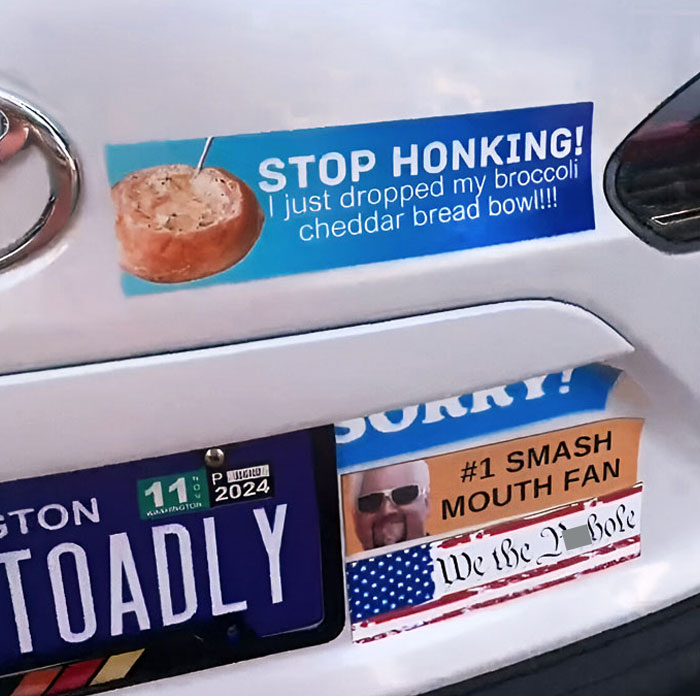 If You Don't Back Off, I'm Launching This Soup Explosion Right At Your Windshield