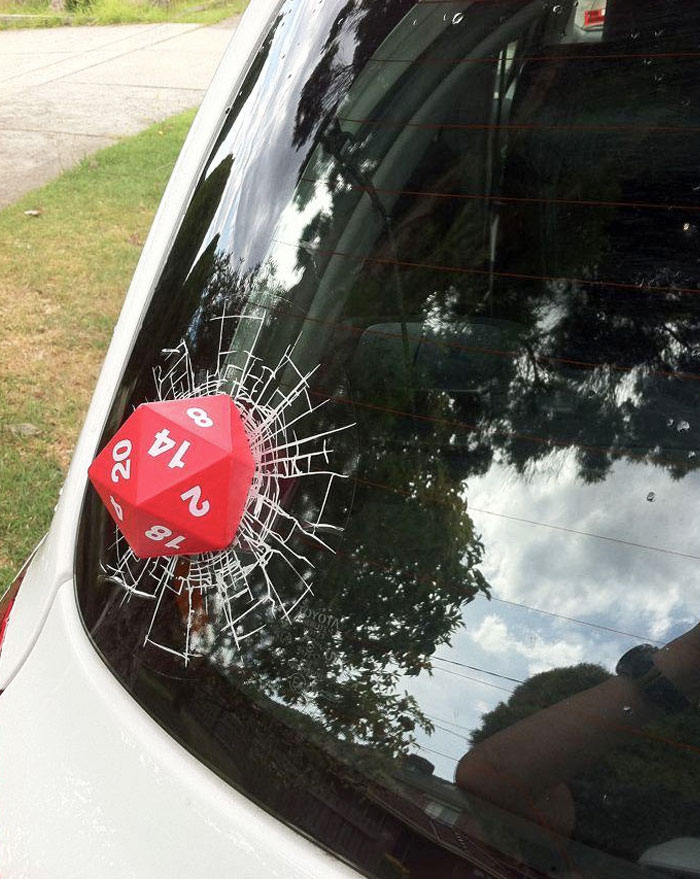 This Car I Walked Past Has A 3D Sticker