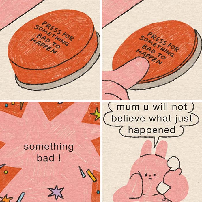 Snarky British Humor Delivered Through Sassy Pink Rabbits By Clarice Tudor (30 Pics)