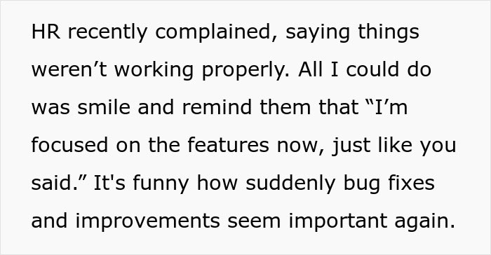 HR Refuses Raise Because Employee Only Does Bug Fixes, So They Stop Doing Them HR Refuses Raise Because Employee Only Does Bug Fixes, So They Stop Doing Them