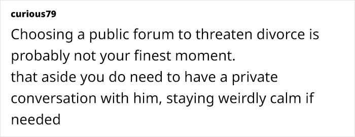 Husband Won't Stop Laughing Off Wife's Legitimate Concerns, She Coolly Warns Him Of Divorce