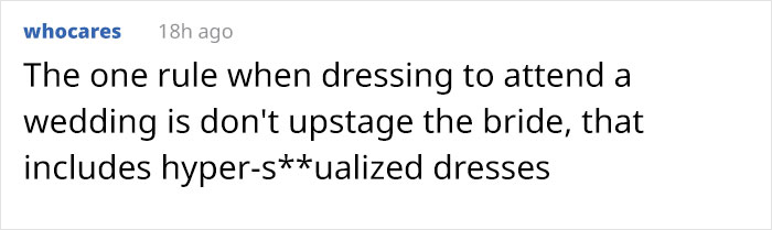 Woman Sparks Anger After Wearing Provocative Gown To Friends’ Wedding Woman Sparks Anger After Wearing Provocative Gown To Friends’ Wedding