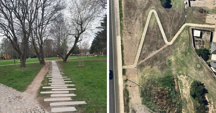 50 Times Urban Planners Failed To Understand People’s Needs, And It Resulted In ‘Desire Paths’ (New Pics)