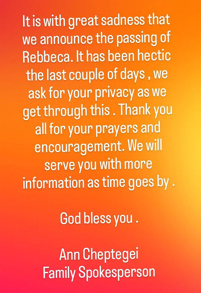 Olympic Runner Dies After Being Set On Fire By Boyfriend