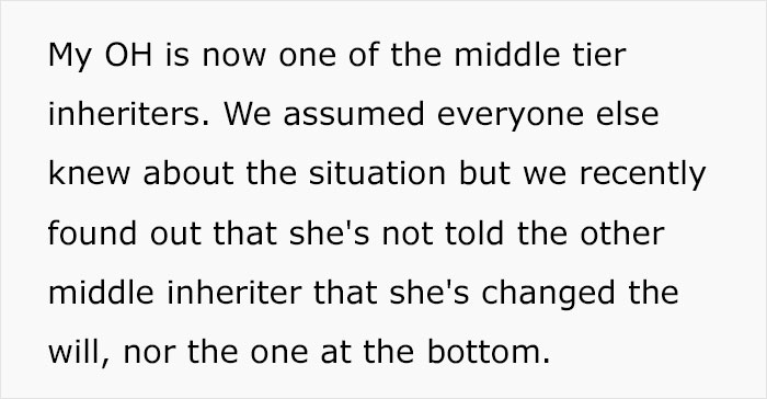 MIL Falls Out With Favorite Child, Changes Will To See That They Get The Least Of All 5 Kids