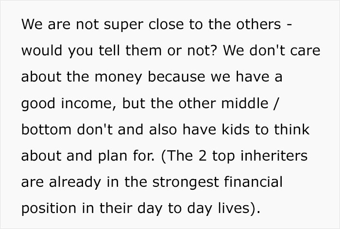 MIL Falls Out With Favorite Child, Changes Will To See That They Get The Least Of All 5 Kids