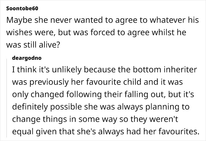 MIL Falls Out With Favorite Child, Changes Will To See That They Get The Least Of All 5 Kids