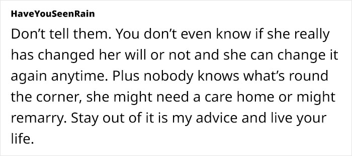 MIL Falls Out With Favorite Child, Changes Will To See That They Get The Least Of All 5 Kids