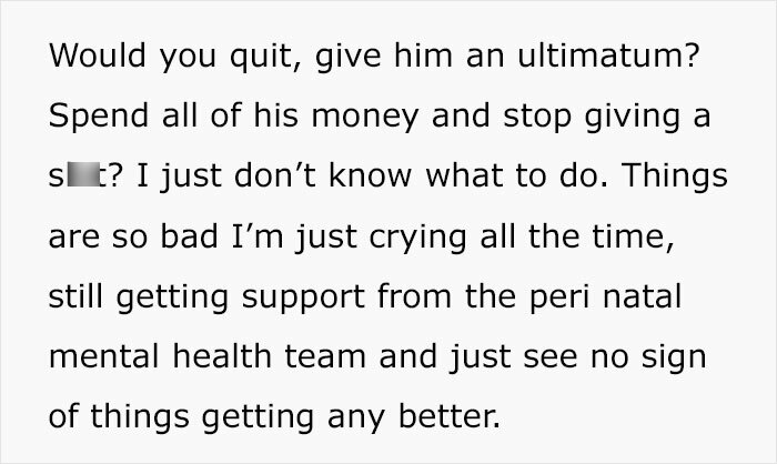 Mom Turns To Web For Advice After She&rsquo;s Left Alone To Do Chores, Childcare, Hubby Does Nothing