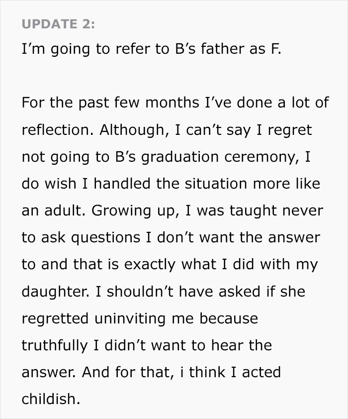 Mom Asks If She’s Wrong For Ruining Daughter’s Graduation To Teach Her A Lesson After A Betrayal Mom Asks If She’s Wrong For Ruining Daughter’s Graduation To Teach Her A Lesson After A Betrayal