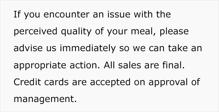 Restaurant’s Over-The-Top Rules Lead To Guest Cancellation, Owner Smugly Responds Restaurant’s Over-The-Top Rules Lead To Guest Cancellation, Owner Smugly Responds
