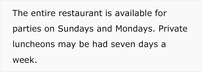 Restaurant’s Over-The-Top Rules Lead To Guest Cancellation, Owner Smugly Responds Restaurant’s Over-The-Top Rules Lead To Guest Cancellation, Owner Smugly Responds
