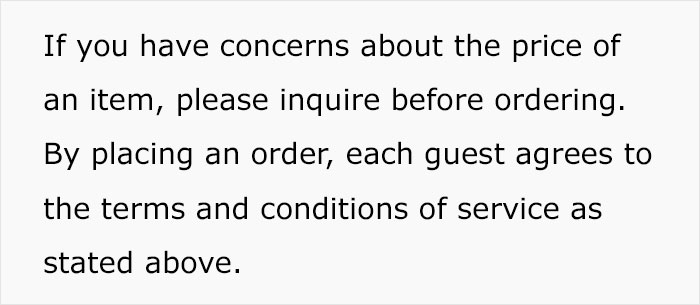 Restaurant’s Over-The-Top Rules Lead To Guest Cancellation, Owner Smugly Responds Restaurant’s Over-The-Top Rules Lead To Guest Cancellation, Owner Smugly Responds