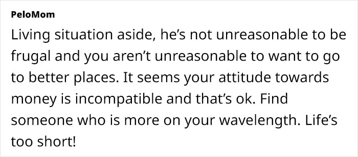 Woman Explains How She's Put Off By Partner's Extreme Saving Habits, Netizens Take His Side Woman Explains How She's Put Off By Partner's Extreme Saving Habits, Netizens Take His Side
