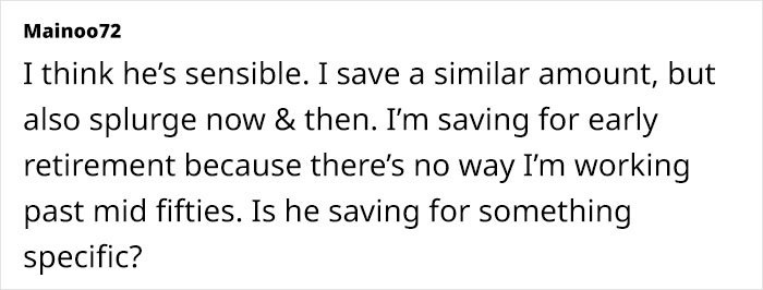 Woman Explains How She's Put Off By Partner's Extreme Saving Habits, Netizens Take His Side Woman Explains How She's Put Off By Partner's Extreme Saving Habits, Netizens Take His Side
