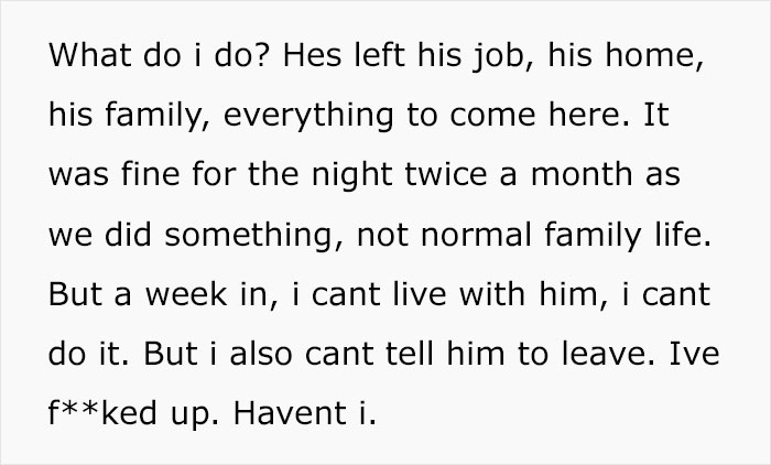 Woman Lets Partner Move In With Her And Her Kids, Immediately Understands She Shouldn’t Have Woman Lets Partner Move In With Her And Her Kids, Immediately Understands She Shouldn’t Have
