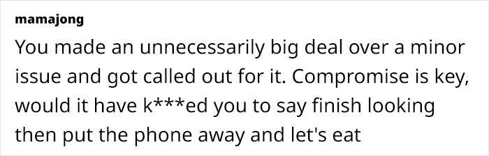 Woman Isolates In &ldquo;Survival Mode&rdquo; After In-Laws Override Her Rule Of No Phones At The Table