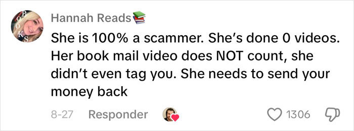 "Con Artist": Famous BookToker Allegedly Scams Indie Authors Of Hundreds Of Dollars