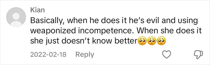 "Very Depressing": Women Expose Weaponized Incompetence As Expert Labels It "Passive-Aggressive" "Very Depressing": Women Expose Weaponized Incompetence As Expert Labels It "Passive-Aggressive"