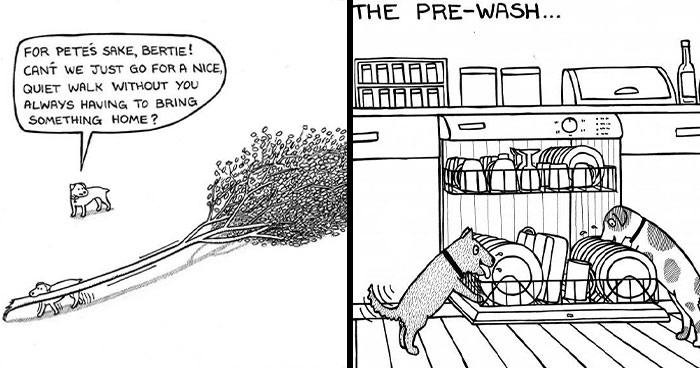 Off The Leash: 40 Relatable Comics About The Reality Of Owning A Dog (New Pics)