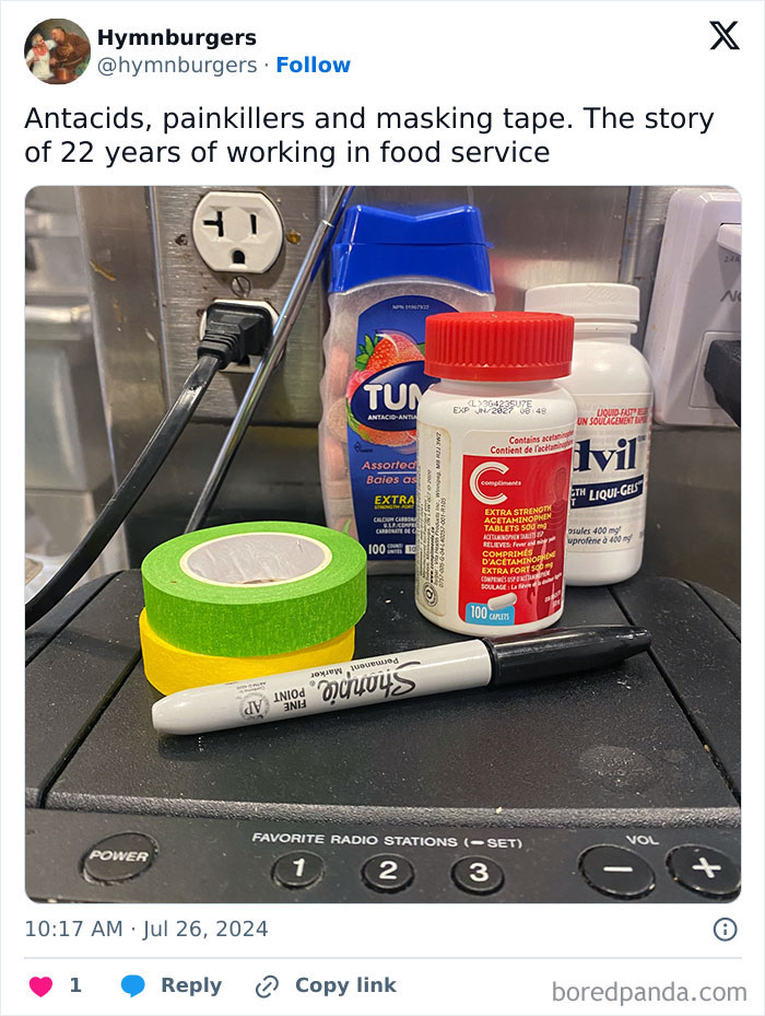 I Am Tired Of Working In Food Service