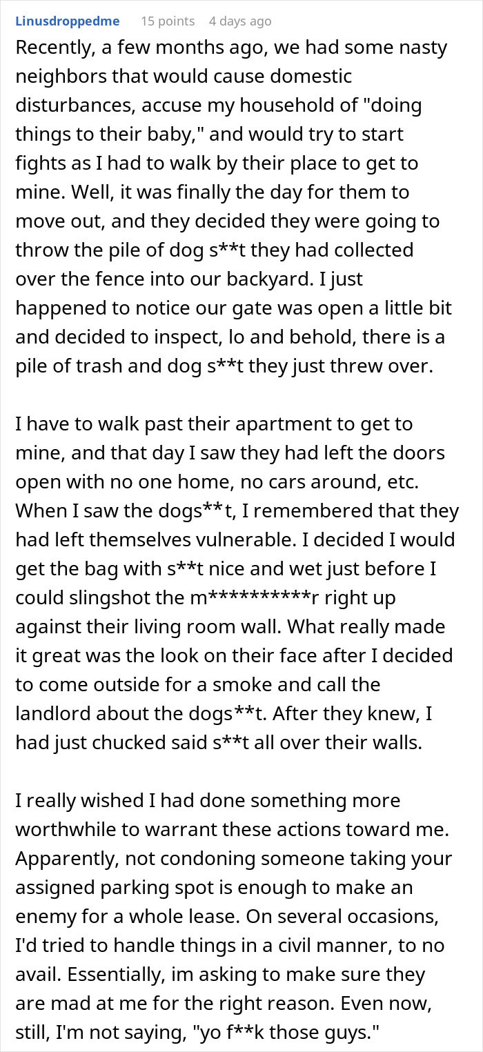 Woman Enjoys Neighbor’s Cursing Tirade As They Find Dog Poop That Once Was In The Yard Next Door Woman Enjoys Neighbor’s Cursing Tirade As They Find Dog Poop That Once Was In The Yard Next Door