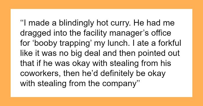 “He Never Stole Food Again”: 30 Times People Taught Food Thieves At Work A Lesson