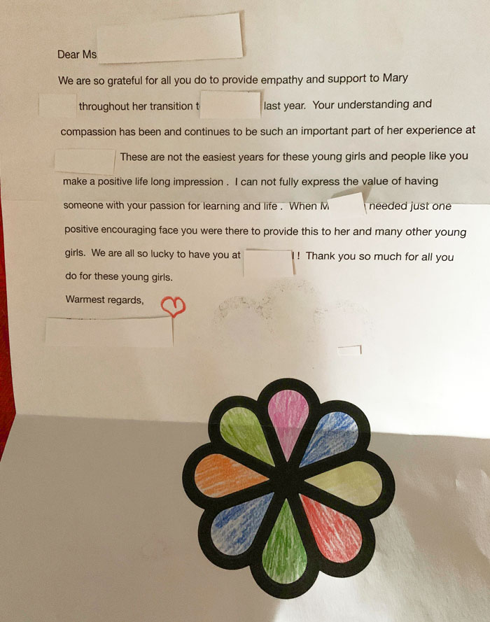 My Wife Is A Teacher. Today She Received This Letter From A Parent. It’s Hard Being A Teacher These Days And Letters Like This Really Help