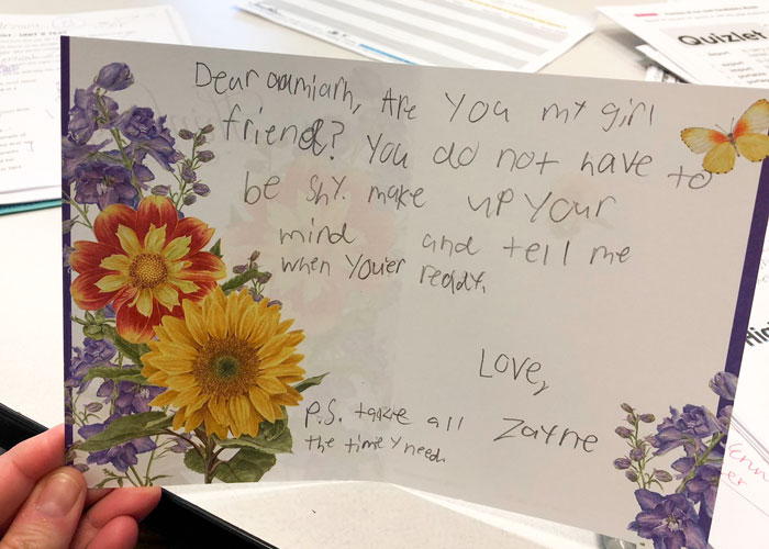 My Son's Teacher Sent This To Me