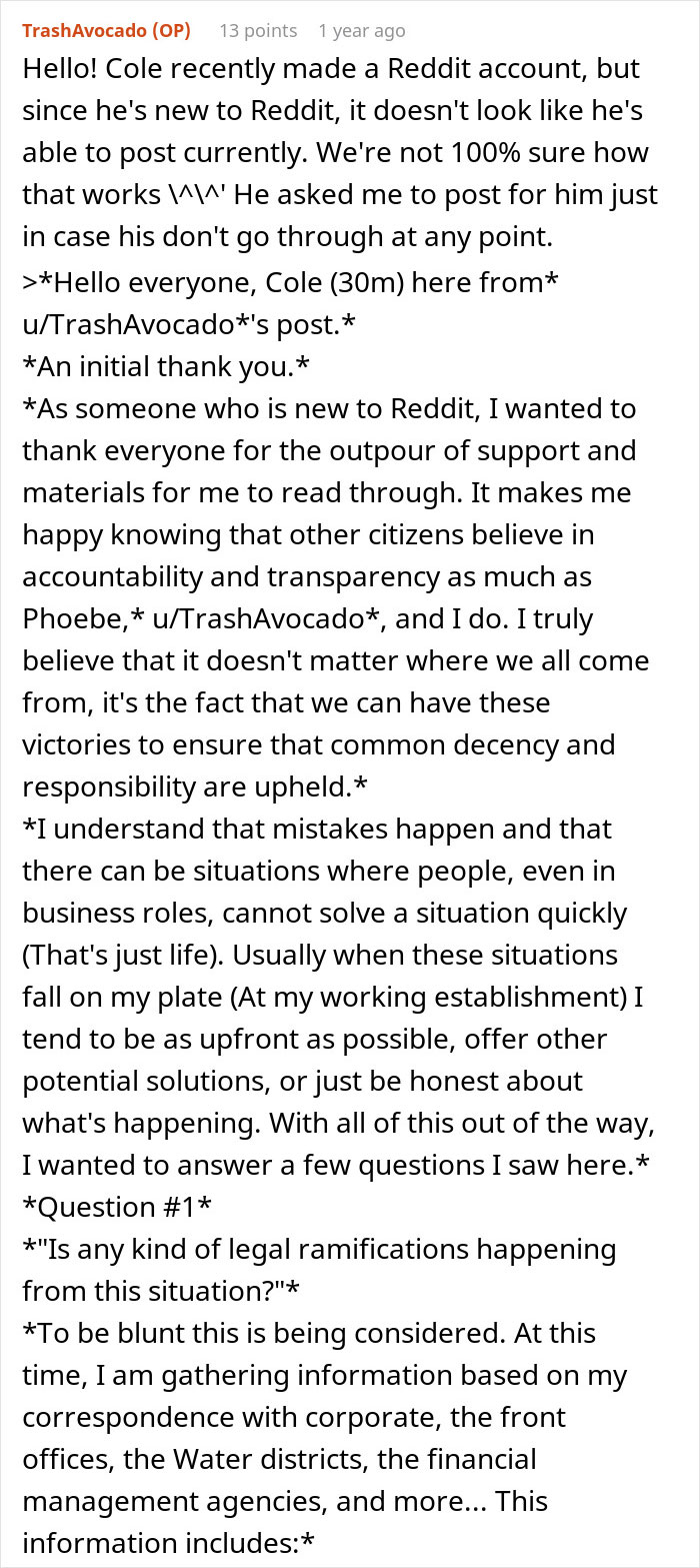 Water Bill Doubles, Apartment Managers Refuse To Investigate, Regret It When Tenants Do