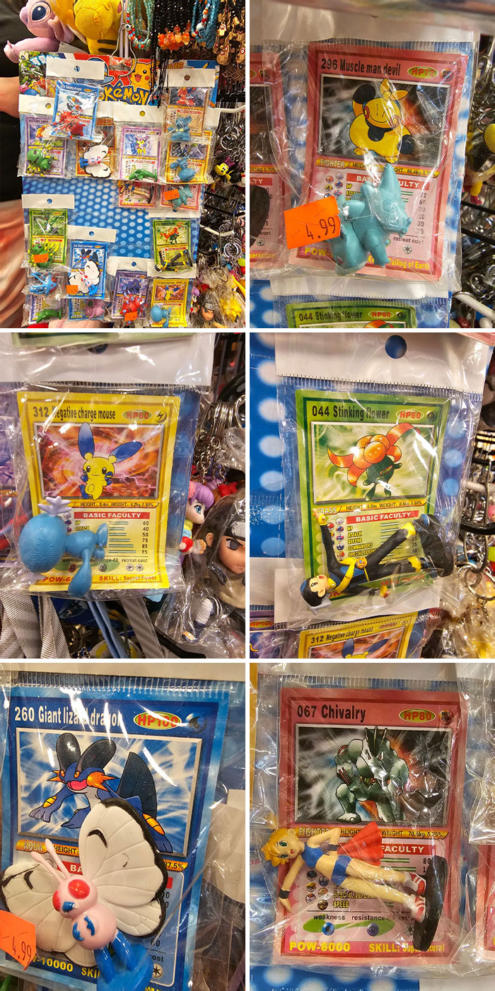 Found These Bootleg Pokémon Cards At The Bootleg Anime Store In The Mall