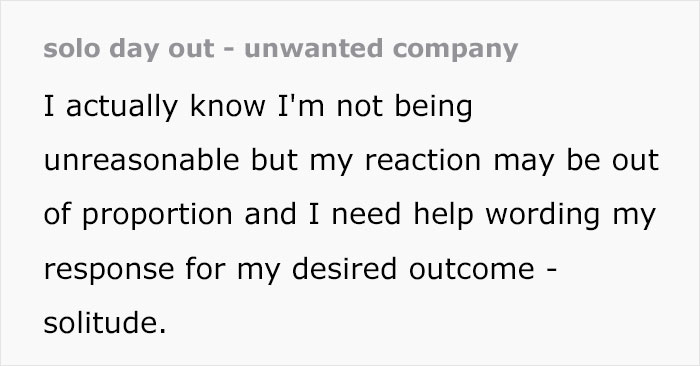 “I Don’t Want To Snap But I May”: Woman Aghast After Guy Invites Himself To Her Solo Day Out “I Don’t Want To Snap But I May”: Woman Aghast After Guy Invites Himself To Her Solo Day Out