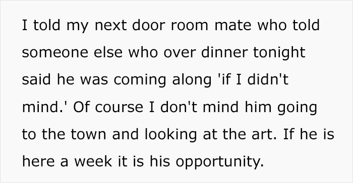 “I Don’t Want To Snap But I May”: Woman Aghast After Guy Invites Himself To Her Solo Day Out “I Don’t Want To Snap But I May”: Woman Aghast After Guy Invites Himself To Her Solo Day Out