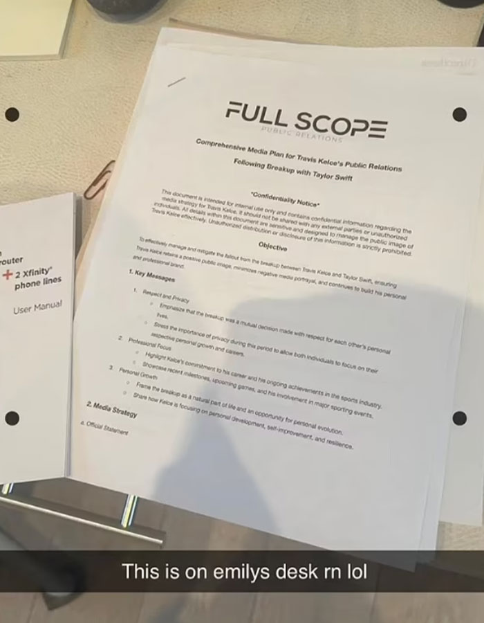 Taylor Swift And Travis Kelce's Alleged "Break Up" Contract Leaked, Fans Left Stunned Taylor Swift And Travis Kelce's Alleged "Break Up" Contract Leaked, Fans Left Stunned