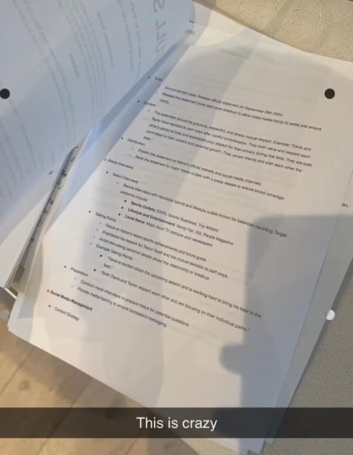 Taylor Swift And Travis Kelce's Alleged "Break Up" Contract Leaked, Fans Left Stunned Taylor Swift And Travis Kelce's Alleged "Break Up" Contract Leaked, Fans Left Stunned