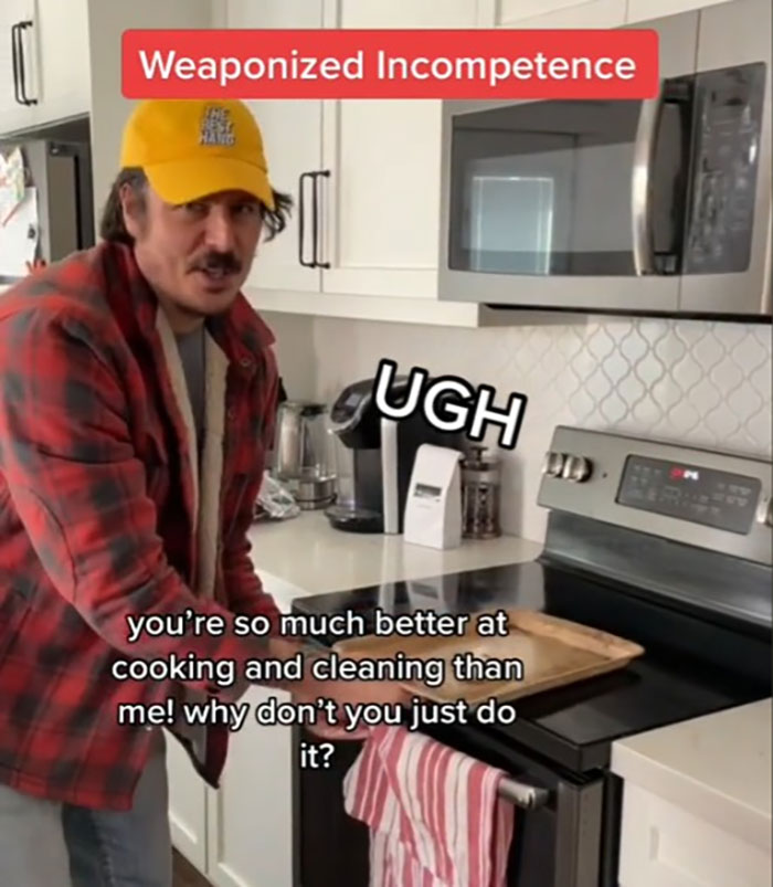 "Very Depressing": Women Expose Weaponized Incompetence As Expert Labels It "Passive-Aggressive" "Very Depressing": Women Expose Weaponized Incompetence As Expert Labels It "Passive-Aggressive"