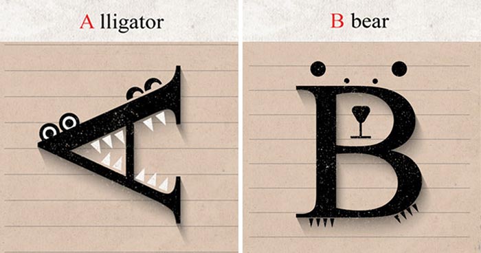Alphabet Reimagined By This Artist Into The Animal Kingdom Through Play And Imagination (26 Pics)
