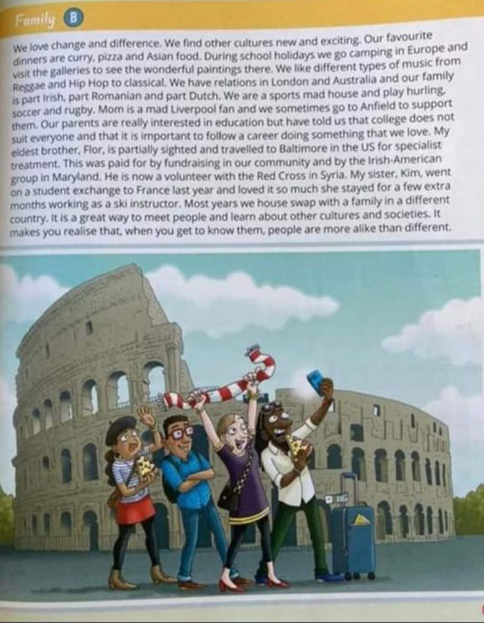 "Woke" Textbook's "Vile" Portrayal Of A Typical Irish Family Sparks Outrage