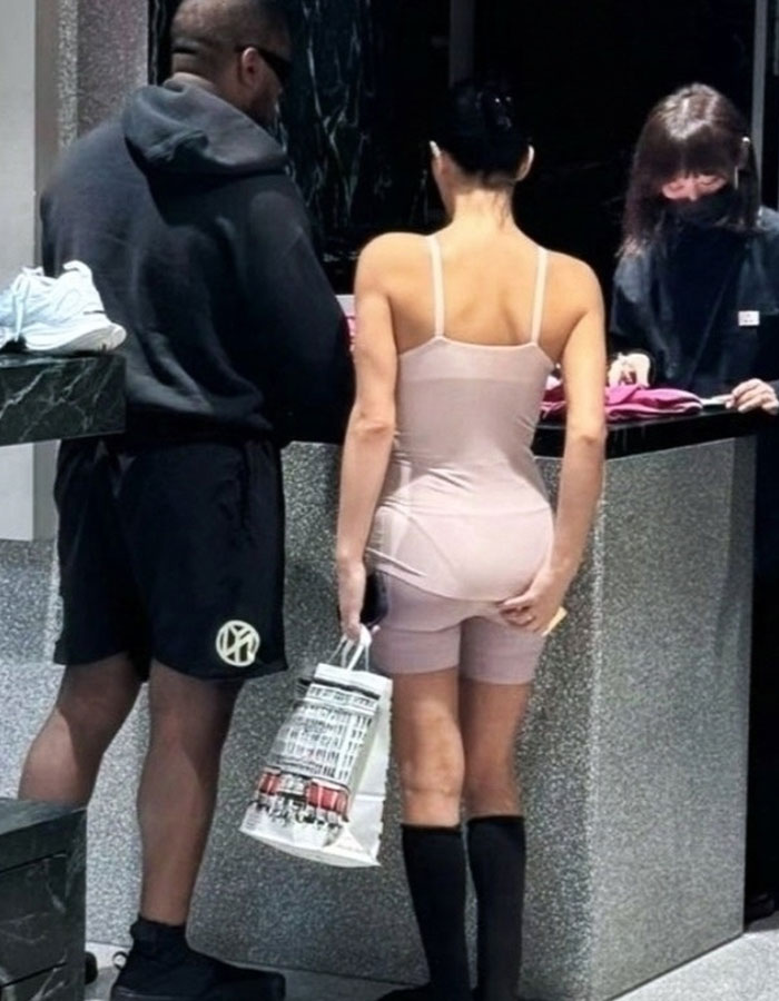 Bianca Censori Spotted Buying Clothes In Tokyo In A Sheer Skintight Outfit