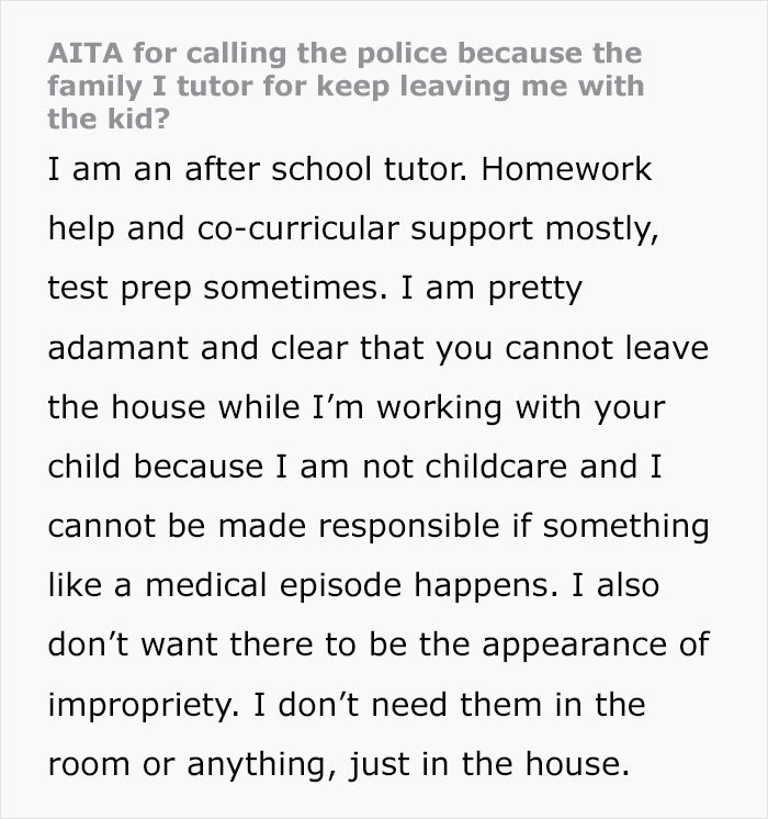 Mom Quietly Leaves While Her Kid Is With The Tutor, Comes Home To The Police And Social Services