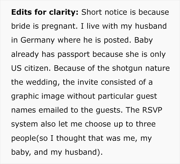 Woman Backs Out From Cousin&rsquo;s Wedding After Learning About A Rule They Didn&rsquo;t Put On Invitation